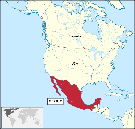 Mexico Luxury Vacation Map